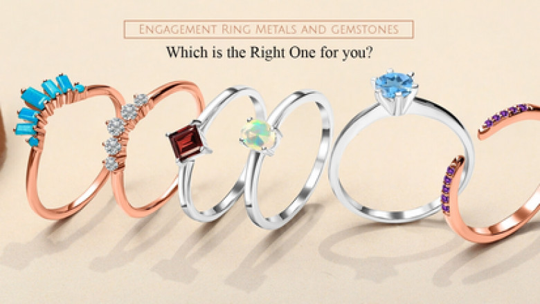 Engagement Ring Metal and Gemstones Which is the Right One for you?