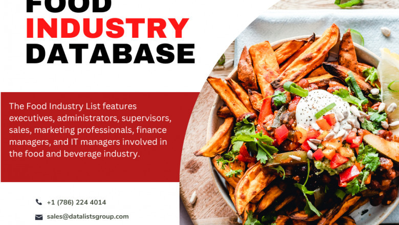 Food industry mailing List provider in USA