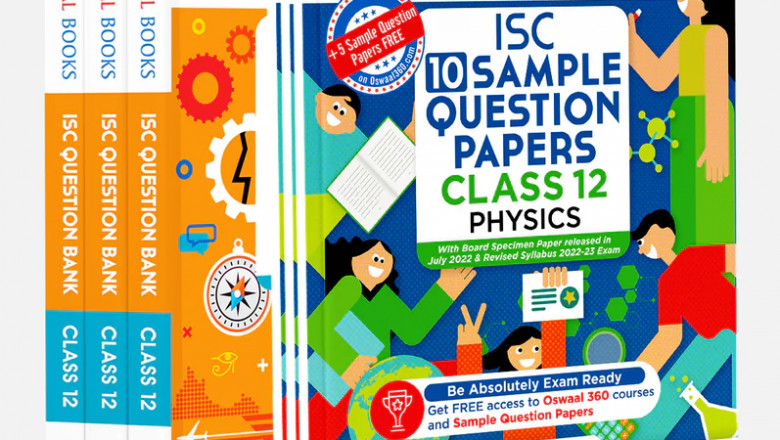 Oswaal ISC Physics, Chemistry & Biology Class 12 Sample Question Papers + Question Bank (Set of 6 Books) for 2023 Board Exam (based on the latest CISCE/ICSE Specimen Paper)
