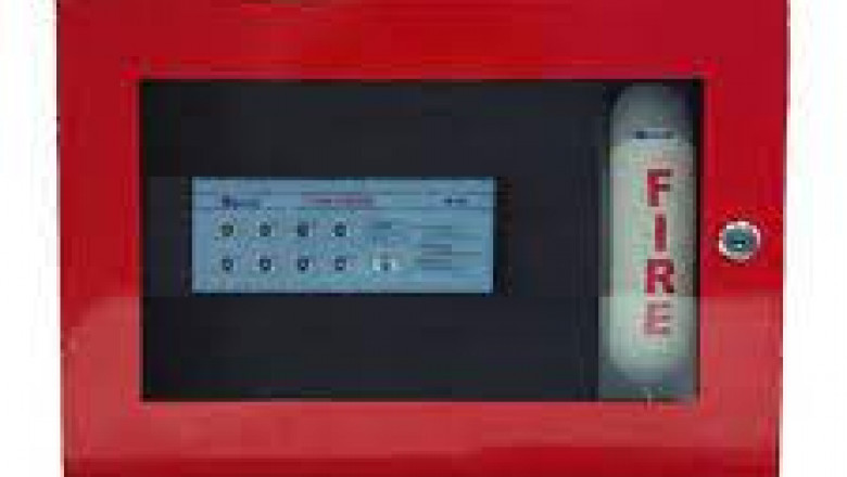 How big is the telephone handset in fire protection system market?