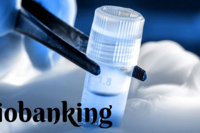 Research samples are stored in biobanks using biobanking equipment