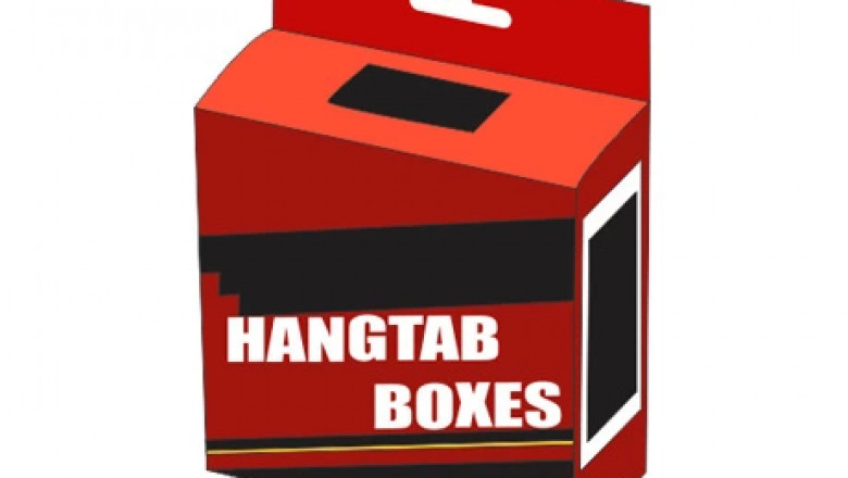 custom hang tab packaging boxes