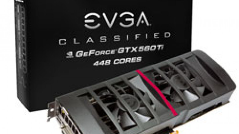 012-P3-1572-KR EVGA GeForce GTX 570 SuperClocked 1280MB GDDR5 320-Bit PCI Express 2.0 x16 Dual-Link DVI/Mini-HDMI/ HDCP Ready/ SLI Support Video Graph