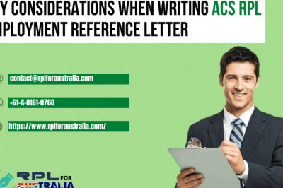 Key Considerations When Writing ACS RPL Employment Reference Letter