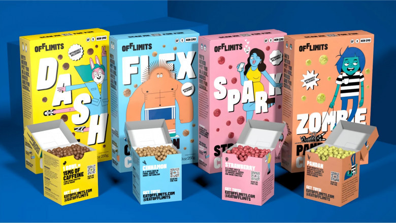 custom printed cereal packaging boxes