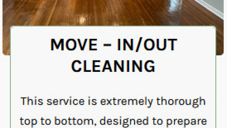 Move in and Move out Cleaning Services