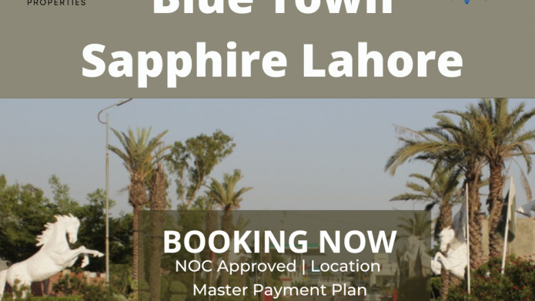 Plots for Sale in Blue City Town Sapphire Lahore
