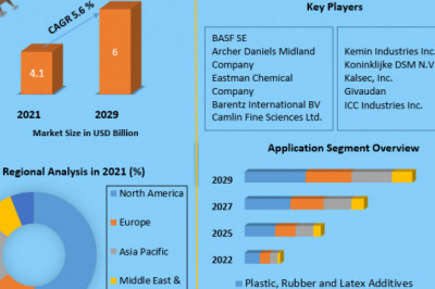 Antioxidant Market Outlook, Research, Trends, Share, Size, Segmentation with Competitive Analysis and Forecast 2029
