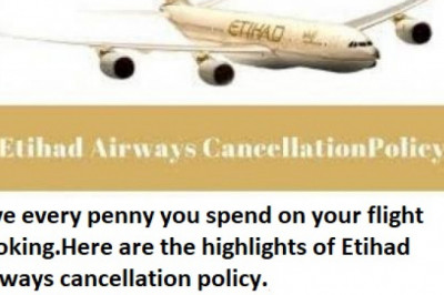 Etihad Airways Cancellation Policy | How To cancel Flight Ticket