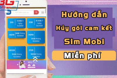 Huong dan huy cac goi cam ket co tren sim MobiFone