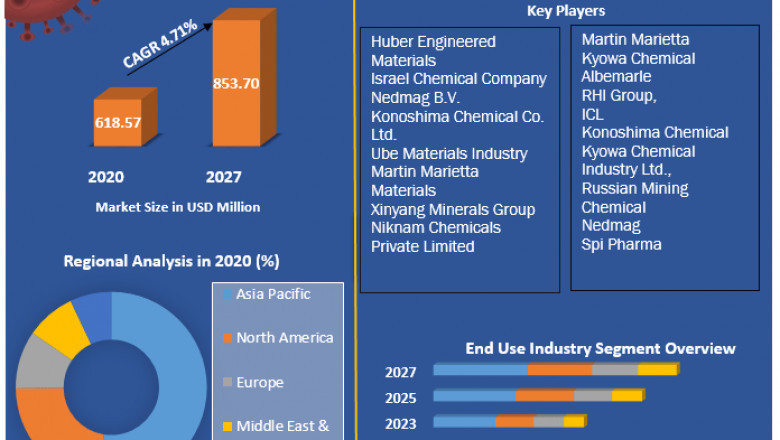 Magnesium Hydroxide Market Size, Share, Growth & Trend Analysis Report By Major Segments, Regions, and Leading Players Forecast, by 2021 - 2027