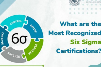 What are the Most Recognized Six Sigma Certifications?