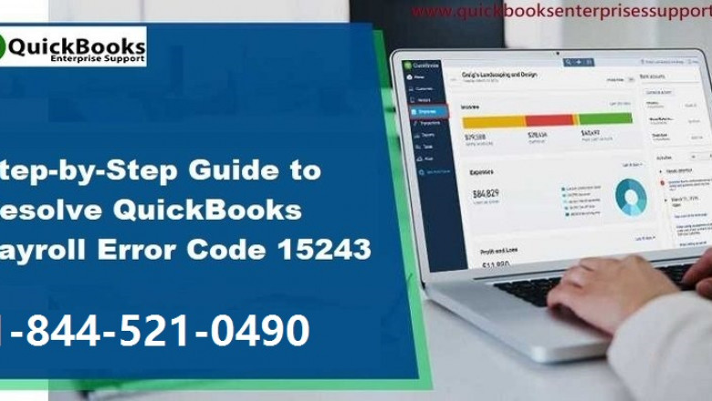 How to fix QuickBooks error code 15243?