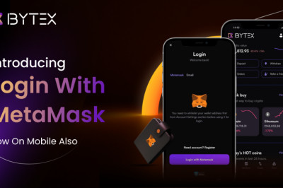 Login to your ByteX Account using MetaMask Wallet