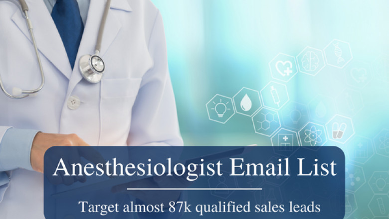 Purchase our high-quality anesthesiologists contact list to increase revenue and profits