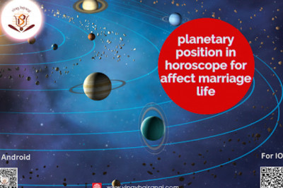 Planetary position for different aspects of married life