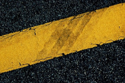 A Road Marking Materials Is A Highly Reflective Material That Enhances Visibility And Makes Nearby Danger Zones More Visible