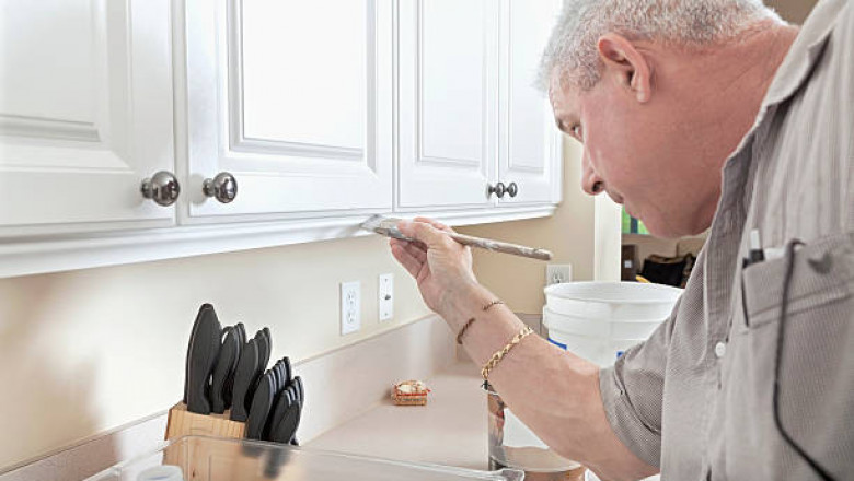 Cabinet Painting Company in Humble
