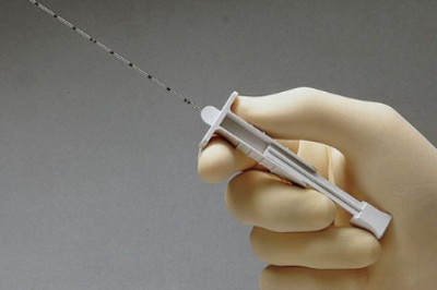 What is a biopsy needle?