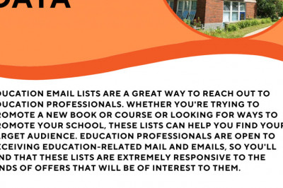 Education Email Lists With College Data Lists