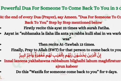 Powerful Dua For Someone To Come Back To You in 3 days