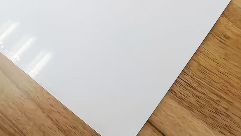 The processing steps of the white pmma abs sheet