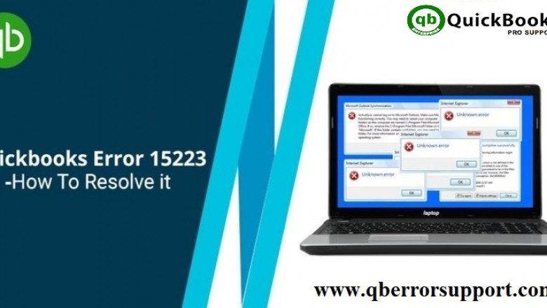 How to fix QuickBooks Error 15223?