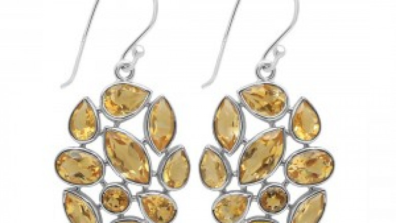 Fancime Christmas Gift Citrine jewelry for Women