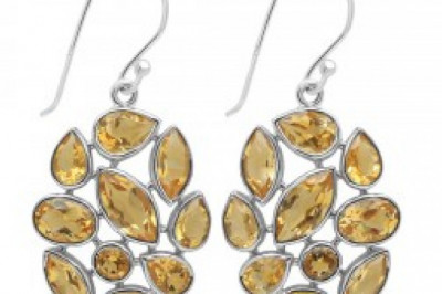 Fancime Christmas Gift Citrine jewelry for Women