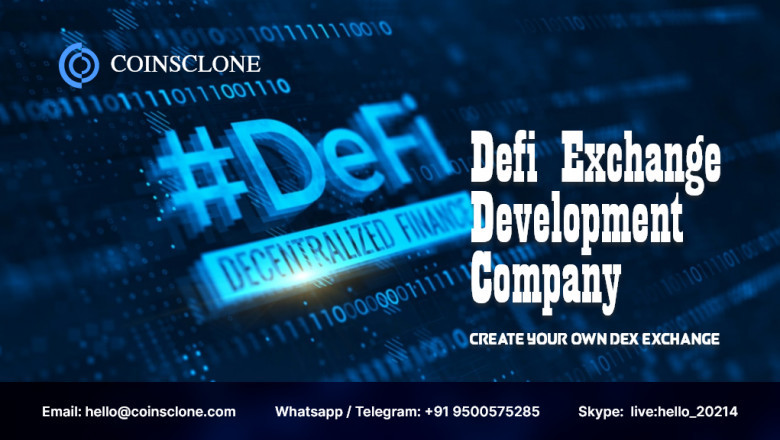DeFi exchange development company - Build your own DeFi exchange