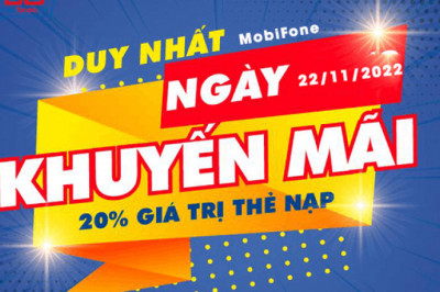 Khuyen mai MobiFone 22/11/2022
