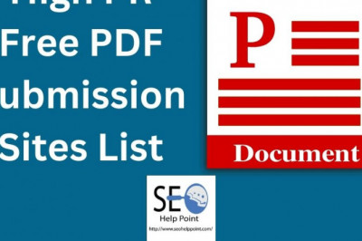 Best 30+ Free High PR PDF Submission Sites List For SEO