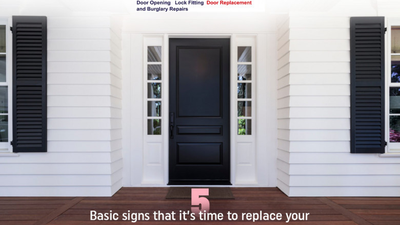 5 basic signs that it’s time to replace your traditional door