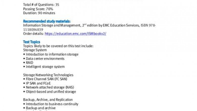 EMC Latest DEA-1TT5 Exam Price - DEA-1TT5 Test Preparation