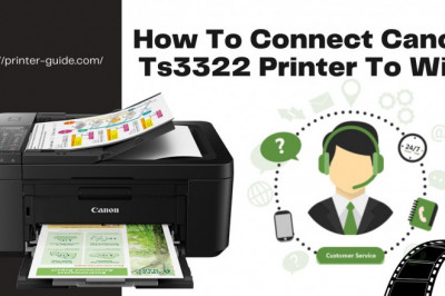 How to setup the Canon Pixma TS3322 wirelessly