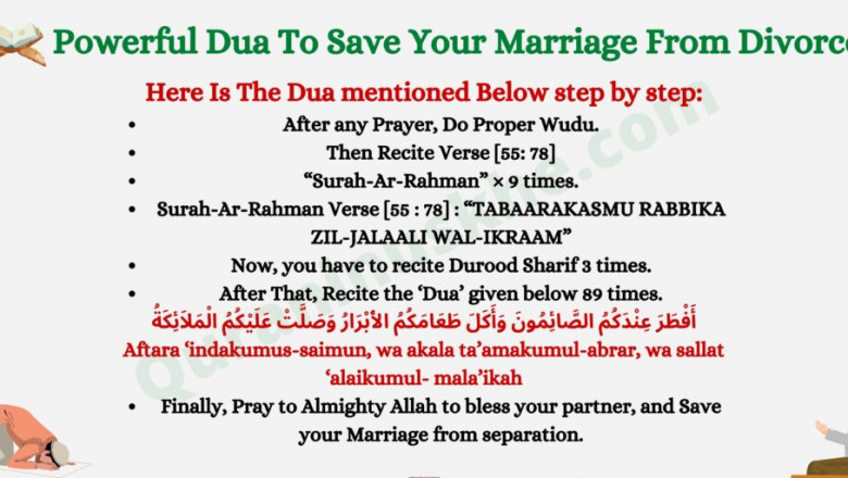 Powerful Dua To Save Your Marriage From Divorce